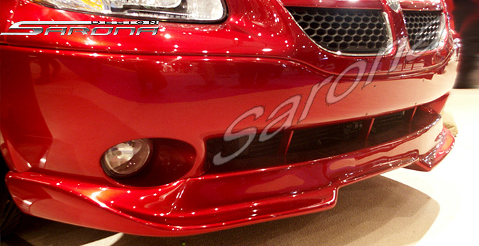 Custom Dodge Caravan Front Bumper Add-on  Mini Van Front Lip/Splitter (2001 - 2006) - $390.00 (Part #DG-004-FA)